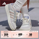 adidas「小鋸齒」D-PAD CLASSIC美高風(fēng)籃球風(fēng)板鞋男女阿迪達斯   漢玉白/奇跡灰褐棕/銀灰紫羅蘭   37
