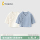 童泰（TONGTAI）嬰兒和服上衣春秋季0-6月初生寶寶衣服新生兒無(wú)骨內衣2件裝 藍色 52 cm