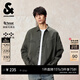 杰克·瓊斯（JACK&JONES）男裝春季襯衫字母印花口袋翻領(lǐng)廓形日常百搭長(cháng)袖上衣225362009 E06黑橄欖  常規 M