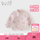 戴維貝拉（DAVE＆BELLA）秋冬新款童裝兒童棉服內膽洋氣女寶寶衣服小童上衣男童棉衣 紫粉色【現貨】 130 cm（建議身高120-130cm）