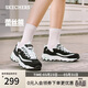 斯凱奇（Skechers）女鞋春季厚底老爹鞋百搭軟底舒適外穿運動(dòng)鞋11959