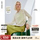 朗姿法式設計感鏤空毛針織衫氣質(zhì)高級感夏季外搭上衣女新款 米白色 S