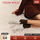 THOM WILLS女鞋真皮小白鞋女士平底休閑板鞋舒適百搭白色鞋子女冬季W(wǎng)G041 白色WG041-3 36 /5碼