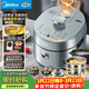 美的（Midea）0涂層IH電壓力鍋家用5L雙膽多功能祛脂壓力鍋煮飯煲湯燉肉燉燜一鍵排壓智能飯鍋電高壓鍋京東S580F