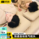 探險者自動(dòng)充氣枕頭戶(hù)外露營(yíng)高鐵飛機睡覺(jué)神器腰墊旅行護頸枕便攜 奶酪充氣枕（小號）