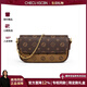 Chiecu Kscbn CK輕奢包包女款單肩包斜挎包女士新款印花腋下包女神節生日禮物 咖色【精美禮盒裝】