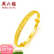 周六福（ZLF）  黃金手鐲女款足金999滿(mǎn)天星金鐲子 計價(jià) 22g