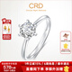 CRD克徠帝【現貨閃發(fā)】傳承鉆戒六爪結婚鉆石戒指女婚戒結婚求婚 傳承【G0831B】 28分