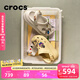 卡駱馳（CROCS）檀健次同款經(jīng)典泡芙洞洞鞋百舒適男沙灘鞋女鞋休閑鞋|207521 骨白色-2Y2(含智必星) 37 (230mm) 38