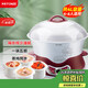 天際（TONZE）電燉鍋 電燉盅 隔水燉鍋 煲湯鍋燉湯鍋 熬粥養生鍋 煮粥鍋 蒸燉一體 白瓷5膽 DGD40-40DWG 4L