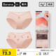 蕉內520C超級市場(chǎng)女士?jì)妊澘蓯?ài)少女印花60支棉三角透氣10A抗菌禮盒2件
