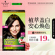 施華蔻（Schwarzkopf）怡然染發(fā)霜4.1/9亞麻褐棕 染發(fā)劑植物染發(fā)膏亞麻棕自己染男女蓋白