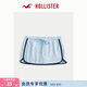 HOLLISTER25夏Y2K澤西風(fēng)撞色運動(dòng)半身裙裙褲女裝343-5104 淺藍色 S (165/68A)