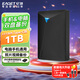 憶捷（EAGET）移動(dòng)硬盤(pán) 1TB 雙盤(pán)備份 USB3.0 G20CPRO 2.5英寸 外接外置存儲數據照片 高速傳輸防震 黑色