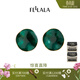 翡拉拉（fellala）綠光系列耳釘手繪彩晶琺瑯耳環(huán)歐美復古荷葉耳飾女生日新年禮物 商場(chǎng)同款：大號/直徑25mm