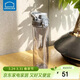 樂(lè )扣樂(lè )扣（LOCK&LOCK）人魚(yú)線(xiàn)塑料運動(dòng)水杯夏天便攜水壺帶刻度提手男女水杯子700ML灰色