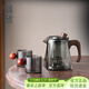 高茗（gaoming） 高茗 玻璃茶壺泡茶耐高溫觀(guān)山茶水分離帶過(guò)濾茶壺辦公室茶具套裝 七字壺+紅鈕杯【2只】