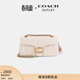 蔻馳（COACH）奧萊女士女包絎縫和愛(ài)心掛件TABBY 26號單肩包斜挎包 B4/粉筆白色
