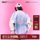 BJHG【飛天小女警聯(lián)名】不計后果美式棒球服夾克女款春季寬松復古外套 泡泡藍 S 110斤以下