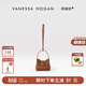 VANESSA HOGAN VH女包欣冉耳機包頭層植鞣牛皮時(shí)尚小包掛件配飾掛飾生日禮物 可可紅棕 (附贈精美禮盒)
