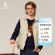 哈吉斯（HAZZYS）男裝 羽絨服背心馬甲ASFZU0BDI02 乳白色IV 175/96A48