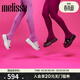梅麗莎（melissa）厚底復古摩登時(shí)尚女果凍拖鞋32818 灰色 37