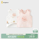 童泰（TONGTAI）寶寶半背背心夏季薄款純棉兒童護肚馬甲男童女童打底內衣粉色59cm