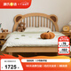 源氏木語(yǔ)兒童家具兒童床臥室實(shí)木卡通小熊床青少年豎條床單人床兒童豎條床1.35m*2m