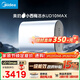 美的（Midea）小西梅活水電熱水器UD10MAX親膚活水 水質(zhì)可視自動(dòng)排污80L雙膽扁桶3300W水電分離家用一級能效瞬熱