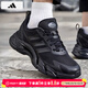 阿迪達斯（adidas）男鞋 2026夏季新款運動(dòng)休閑鞋清風(fēng)透氣訓練慢跑鞋舒適減震跑步鞋 黑武士/CLIMACOOL/清風(fēng)透氣/主推 44
