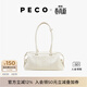 PECO小丑保齡球包單肩植鞣皮油蠟長(cháng)柄手拎腋下包法棍波士頓包生日禮物 中號 糖霜白頭層半樹(shù)膏小牛預售3天
