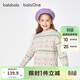 巴拉巴拉balaOne童裝女童毛衫兒童2025冬季毛衣花朵提花甜美209425103002