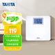 百利達（TANITA）HD-662 電子體重秤健康秤人體秤家用精準減肥專(zhuān)用 日本品牌健康秤大字背光燈顯示 白色家用