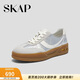 圣伽步（SKAP）板鞋女士運動(dòng)休閑透氣厚底德訓鞋