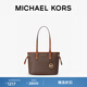MICHAEL KORS邁克高仕 MK Jet Set Travel 超小號迷你手提菜籃子托特包女包 深棕色 200 小號