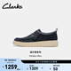 Clarks其樂(lè )Polden Moc男鞋新款英倫厚底復古輕盈休閑皮鞋 藍色 261808667 【尺碼偏大 詳詢(xún)客服】 41