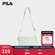 FILA 斐樂(lè )官方女包挎包2026春季新款時(shí)尚單肩包斜挎包老花小方包 月光灰-GY XS