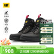 卡特（CAT）新品男士戶(hù)外防潑濺牛皮高幫休閑鞋戶(hù)外靴商場(chǎng)同款 黑色 41