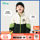 迪士尼（Disney）男童女童卡通時(shí)尚休閑百搭舒適親膚保暖搖粒絨外套兒童童裝 綠白拼色米奇 100 （建議2-3歲身高90-100cm)