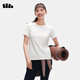蕉下（beneunder）t恤女短袖正肩打底衫棉吸汗春裝內搭高檔百搭CT005霜奶白L