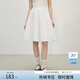 范思藍恩范思藍恩減齡百搭A字蓬蓬棉感半身裙2025春裝新款百搭裙子1052 白色 M