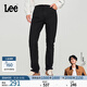 Lee【張凌赫代言】商場(chǎng)同款709修身錐形黑色男牛仔褲休閑顯瘦潮流 黑色（褲長(cháng)29） 29