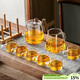 八千行2025新款茶具整套泡茶器全套玻璃茶壺套裝辦公室家用喝功夫茶具