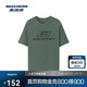 斯凱奇夏季男女款寬松短袖T恤日常簡(jiǎn)單百搭休閑運動(dòng)衫L225U058