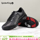 蜘蛛王鞋子男2026春季新款休閑鞋潮百搭正品軟底不累腳透氣厚底運動(dòng)鞋 黑色 40