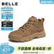 百麗（Belle）戶(hù)外休閑工裝靴男靴冬季新款厚底馬丁靴短靴加絨A2229DD5 卡其色-單里 40 (250mm)