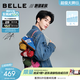 百麗（Belle）張凌赫同款方程式跑道賽車(chē)鞋德訓鞋新款女鞋休閑鞋E2L1DAM6預售 紅色【張凌赫同款】 37