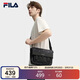 FILA 斐樂(lè )【黑武士】斜挎包男包復古翻蓋時(shí)尚休閑挎包老花單肩包