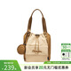Champion冠軍雙肩包25秋季新款子母包女手提單肩托特包大容量抽繩 卡其色