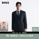雨果博斯BOSS【正裝】男士26年春季新款彈力布料兩件套常規版型西裝 404-深藍色 XL (52A)